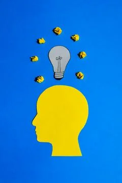 Creative Thinking and Idea Generation Concept Stock Photos