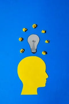 Creative Thinking and Idea Generation Concept Stock Photos