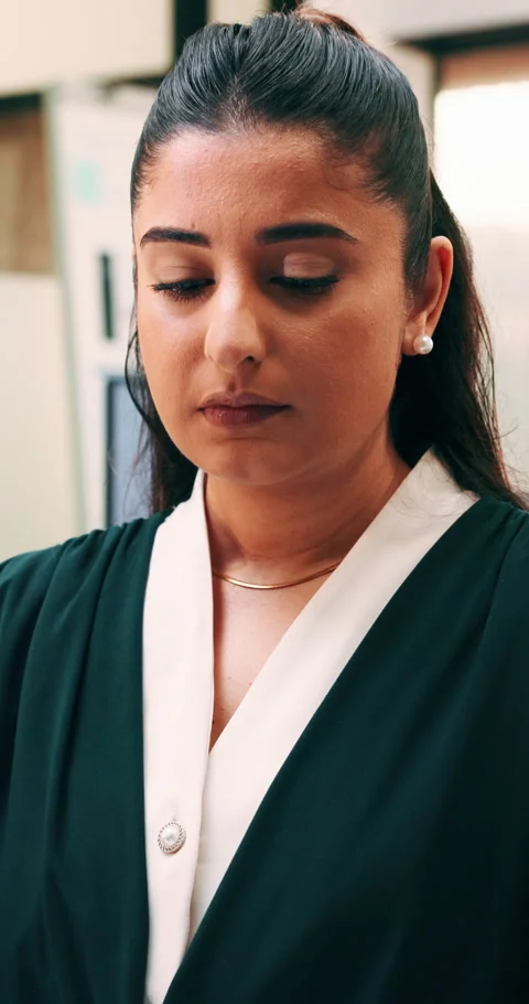 Creative, thinking and woman with tablet in business, online and planning for ad Stock Footage 336297549