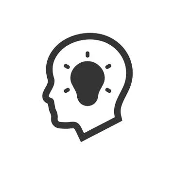 Creative Thinking Icon Stock Illustration