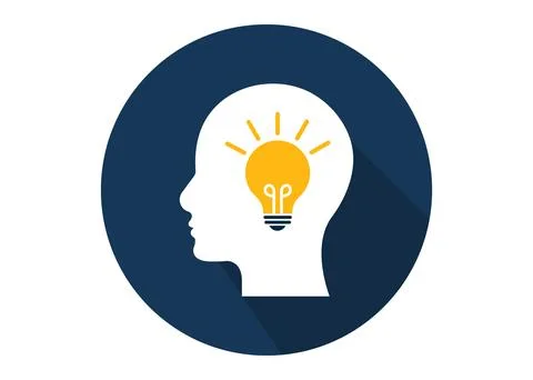 Creative Thinking Icon Stock Illustration