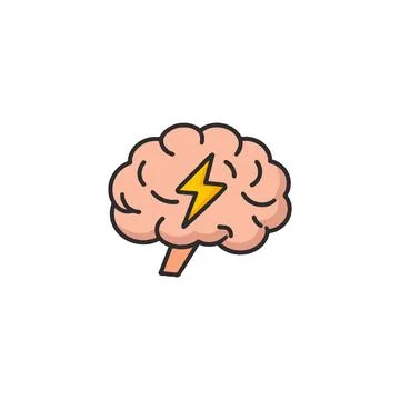 Creative thinking idea illustration, innovation power brainstorming, sharp .. Stock Illustration