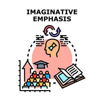 Creative thinking leading to education knowledge development Stock Illustration