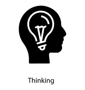 Creative Thinking Vector Illustrazione stock