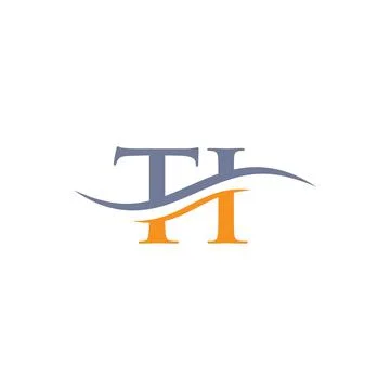 Creative TI letter with luxury concept. Modern TI Logo Design for business an Stock Illustration