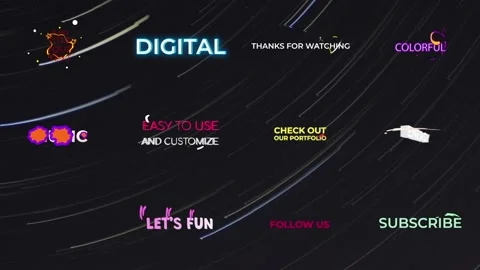 Creative Titles | After Effects 스톡 After Effects