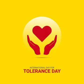 Creative Tolerance Day ads design. International Day for Tolerance, Celebra.. Stock Illustration