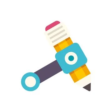 Creative tool symbol representing design and engineering Stock Illustration