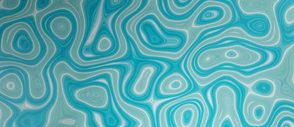 Creative Topography Abstract Lines Soft Light Turquoise Colors Stylish Backgr 库存插图
