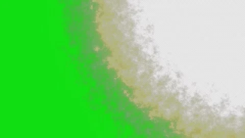 Creative transition on transparent background. Alpha channel. Conversion effect. Stock Footage 252686843