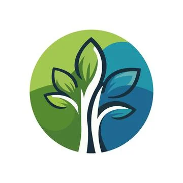 Creative Tree Logo Design Nature Logotype concept icon Vector illustration Stock Illustration