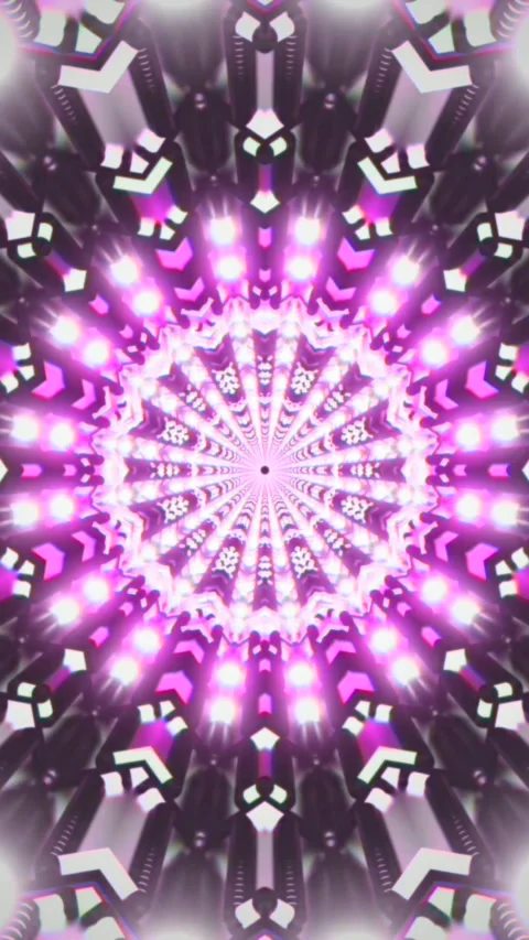 Creative tunnel video loop offering vibrant colors and smooth tra Stock Footage 318181772