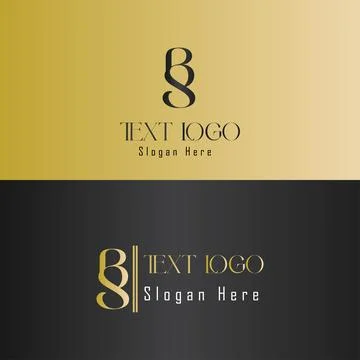 Creative Typography Logo Stock Illustration