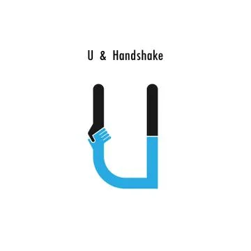 Creative U- letter icon abstract logo design vector template.Business offer,p Stock Illustration