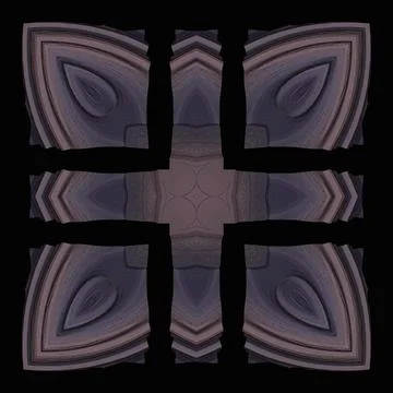 Creative unique design ornament texture details on black background Stock-Illustration