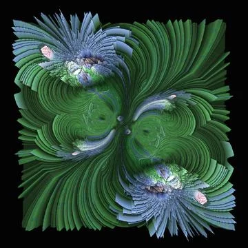 Creative unique design ornament texture details on black background Stock-Illustration