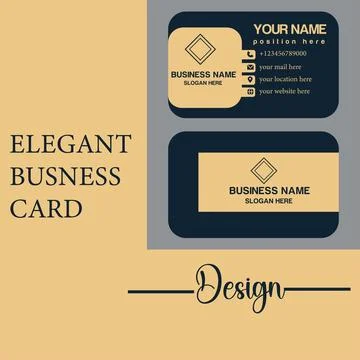 Creative, Unique &amp; Professional Branding Template Stock Illustration
