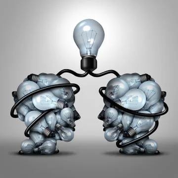 Creative Unity Partnership Stock Illustration