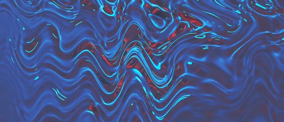 Creative unreal abstract wavy texture Illustrazione stock