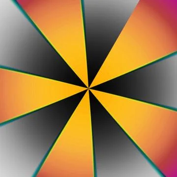 Creative unusual multicolor circular abstract Stock Illustration