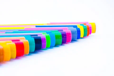 Creative using crayon Stock Photos