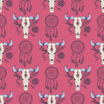 Creative vector boho style frames mady ethnic feathers arrows and floral Illustrazione stock