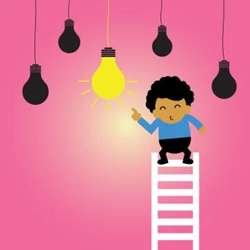 Creative vector cartoon Stock Illustration