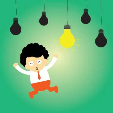 Creative vector cartoon Stock Illustration