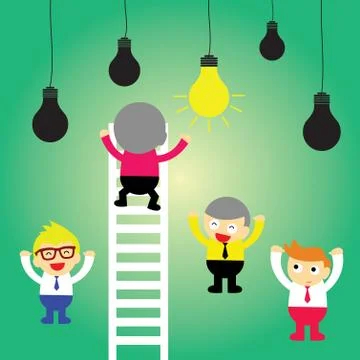 Creative vector cartoon Stock Illustration