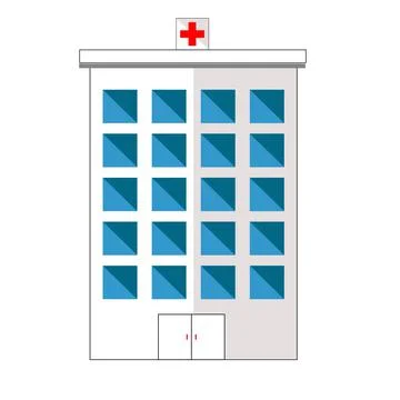 Creative vector hospital concept graphic design Ilustración de archivo