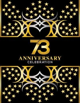 Creative vector illustration of Anniversary celebration of years Stock Illustration