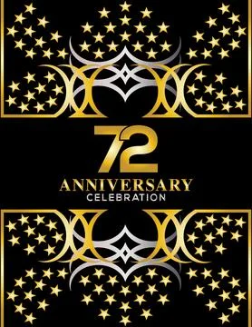 Creative vector illustration of Anniversary celebration of years 스톡 일러스트
