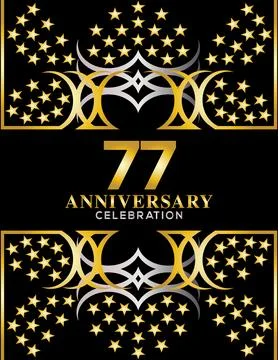 Creative vector illustration of Anniversary celebration of years Stock Illustration