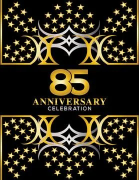 Creative vector illustration of Anniversary celebration of years Stock Illustration