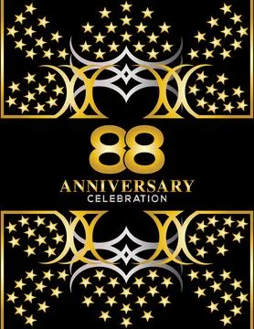 Creative vector illustration of Anniversary celebration of years Stock Illustration