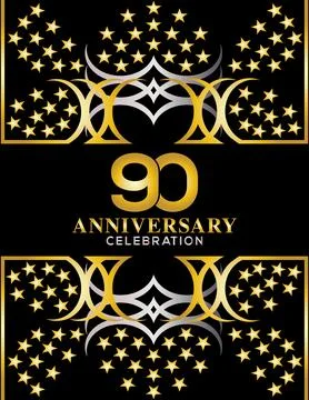 Creative vector illustration of Anniversary celebration of years Stock Illustration
