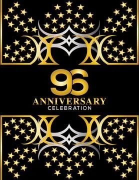 Creative vector illustration of Anniversary celebration of years Stock Illustration