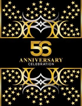 Creative vector illustration of Anniversary celebration of years Stock Illustration