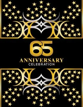 Creative vector illustration of Anniversary celebration of years Stock Illustration