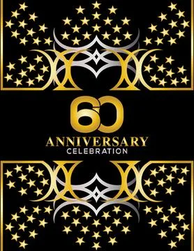 Creative vector illustration of Anniversary celebration of years Stock Illustration