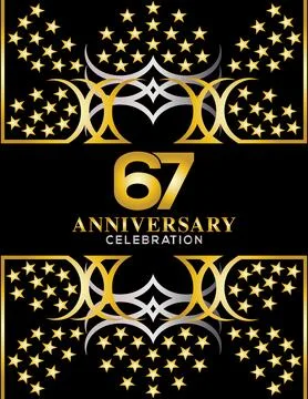 Creative vector illustration of Anniversary celebration of years Stock Illustration