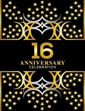 Creative vector illustration of Anniversary celebration of years Stock Illustration