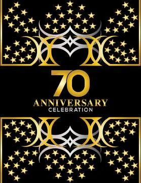 Creative vector illustration of Anniversary celebration of years Stock Illustration