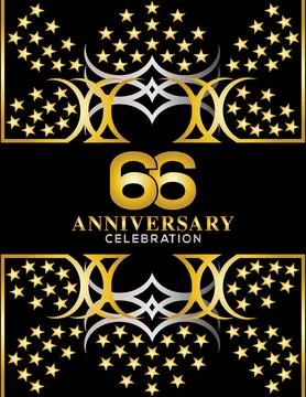 Creative vector illustration of Anniversary celebration of years Stock Illustration