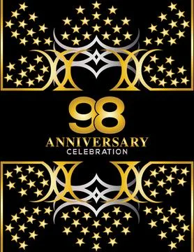 Creative vector illustration of Anniversary celebration of years Stock Illustration