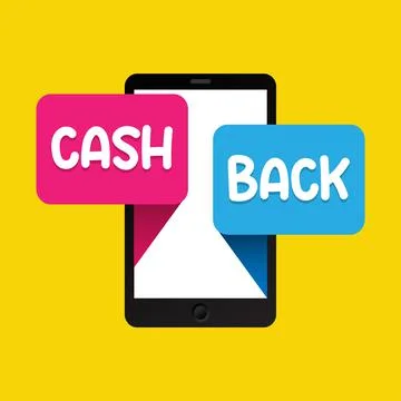 Creative vector illustration of cash back Illustrazione stock