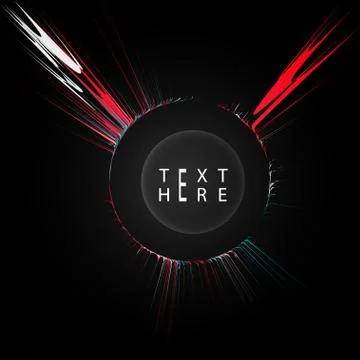 Creative vector lines and abstract art circle designs Stock Illustration