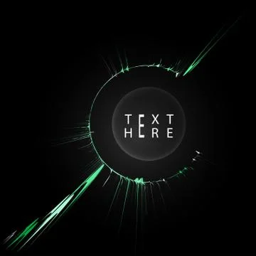 Creative vector lines and abstract art circle designs Stock Illustration