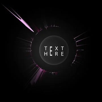 Creative vector lines and abstract art circle designs Stock Illustration