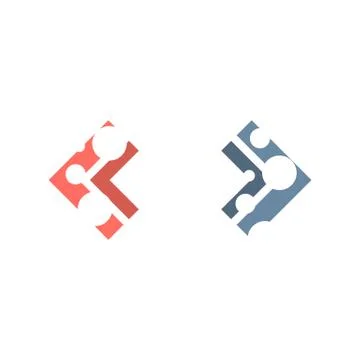 Creative vector quotes or arrows with circles Stock Illustration